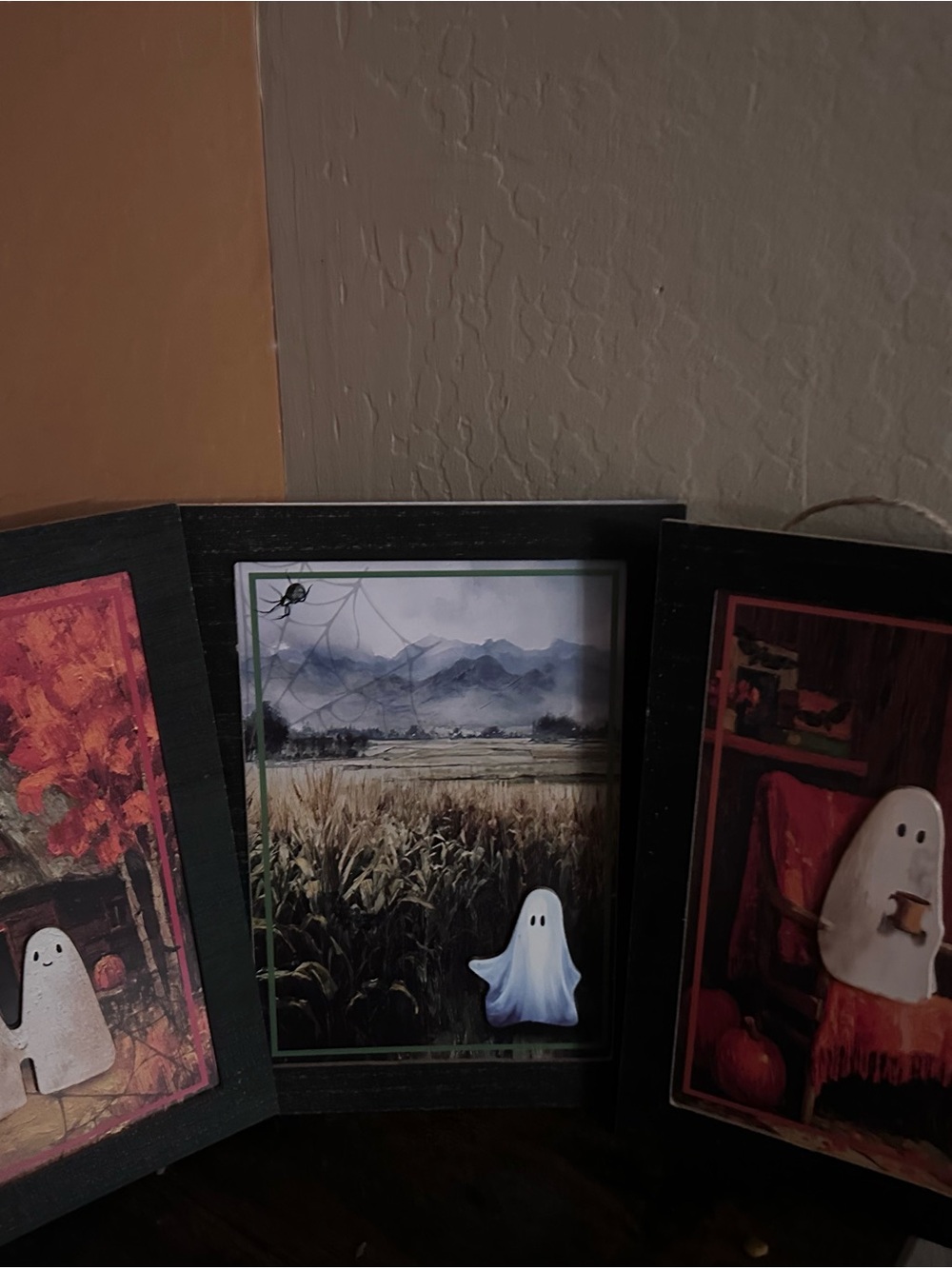 Home Accents Framed Ghost Art Print in Black Frame